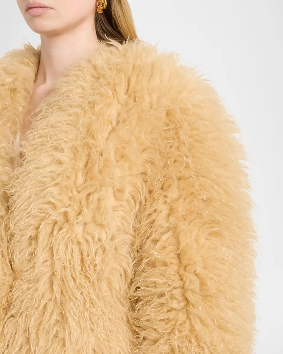 Isabel Marant Mylae Faux-Fur Coat | Thumbnail 5