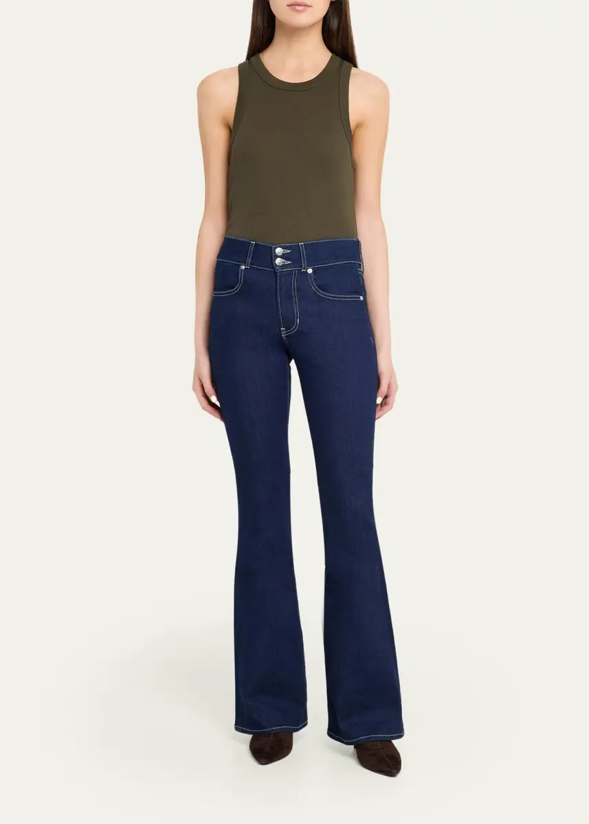Veronica Beard Jordyn Cropped Tank Top | Thumbnail 2 Veronica Beard Jordyn Cropped Tank Top | Thumbnail 2