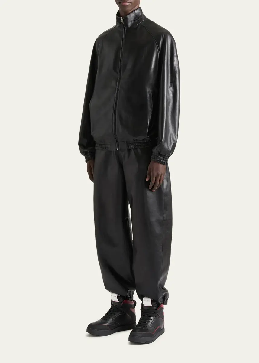 Givenchy Men's Leather High-Top Sneakers | Thumbnail 3