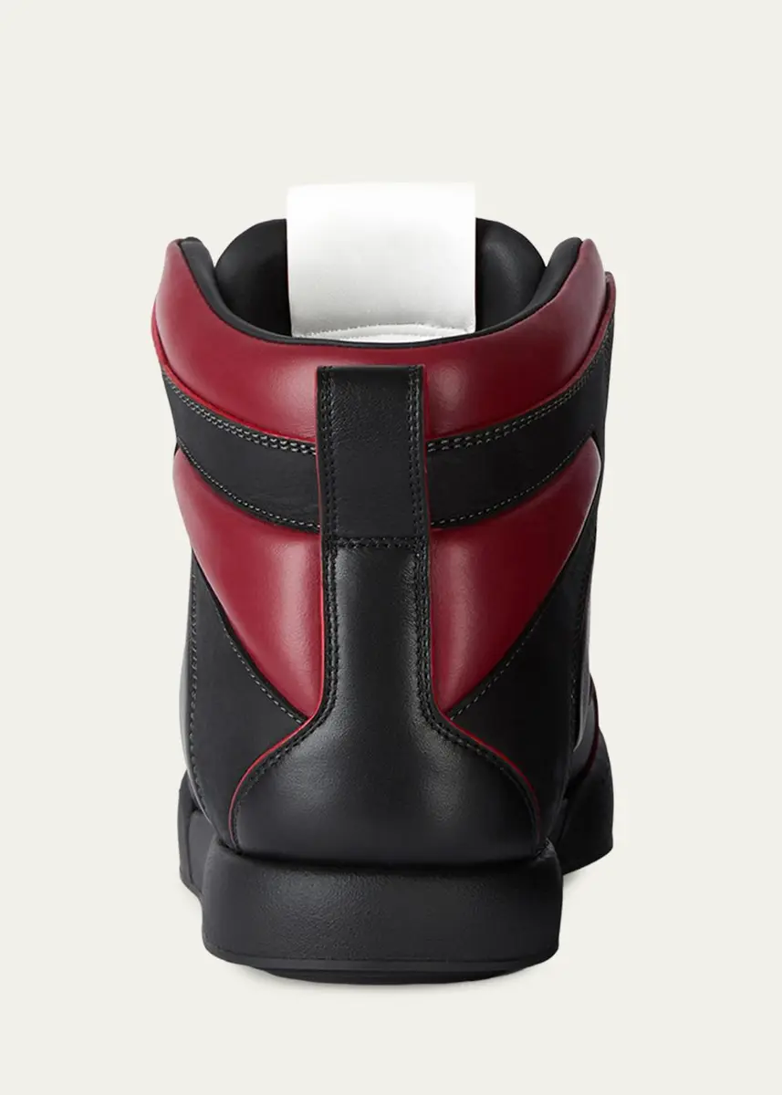 Givenchy Men's Leather High-Top Sneakers | Thumbnail 4