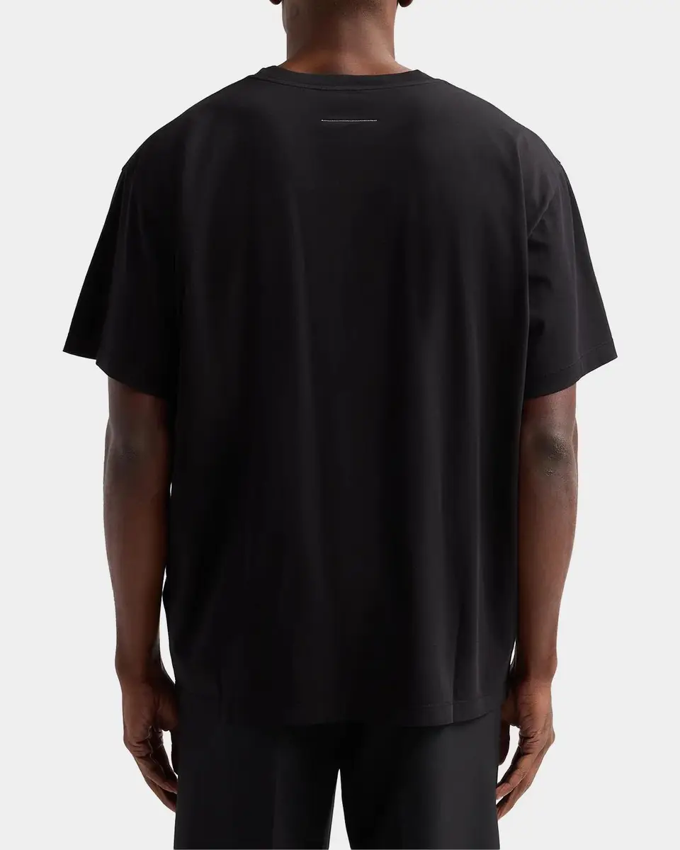 Maison Margiela Logo Cotton Crewneck T-Shirt | Thumbnail 3 Maison Margiela Logo Cotton Crewneck T-Shirt | Thumbnail 3