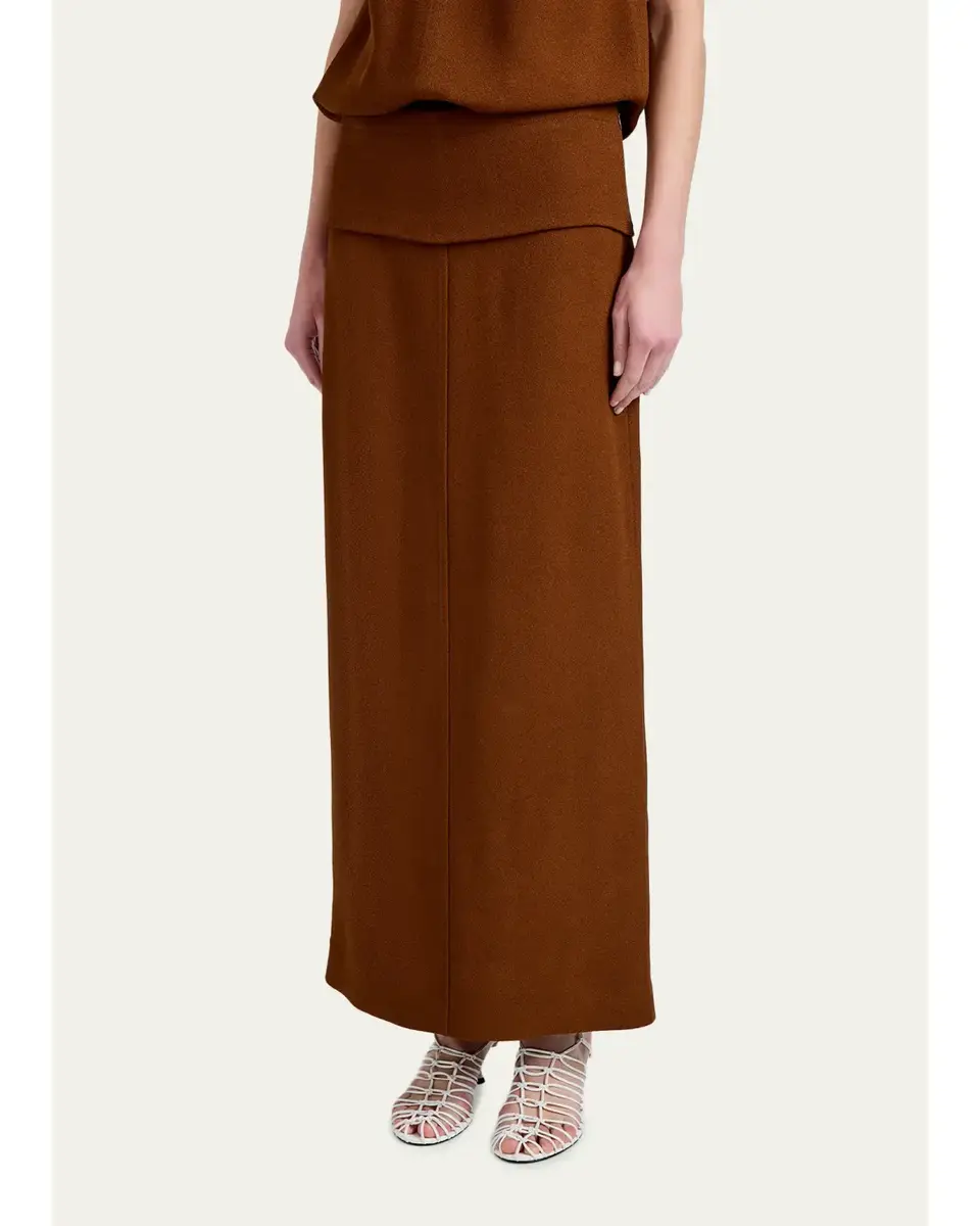 Proenza Schouler Liora Heavy Sable Maxi Skirt | Thumbnail 4