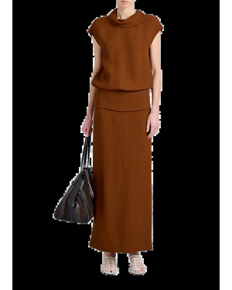 Proenza Schouler Liora Heavy Sable Maxi Skirt | Thumbnail 6