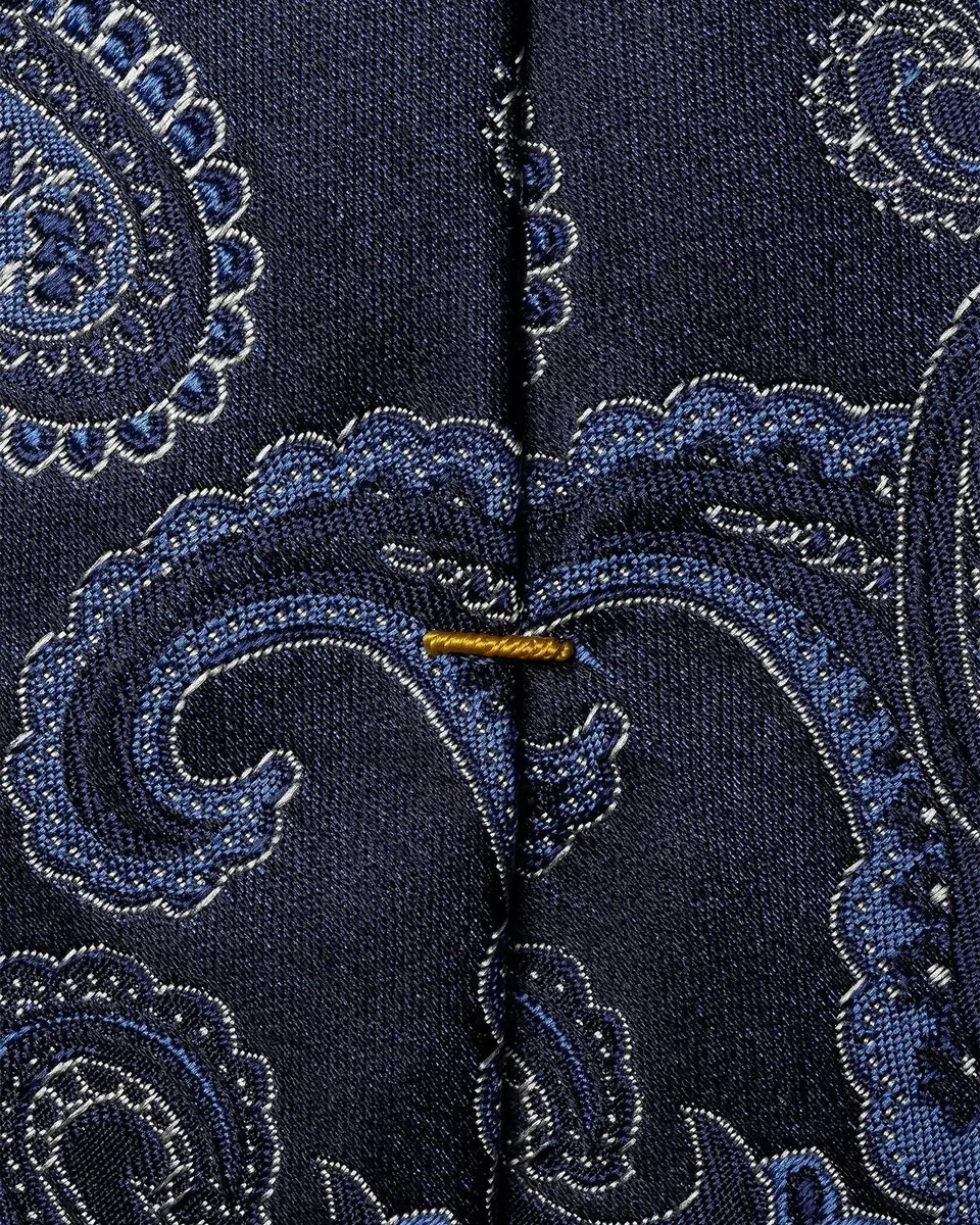 Eton Paisley Silk Tie | Thumbnail 4