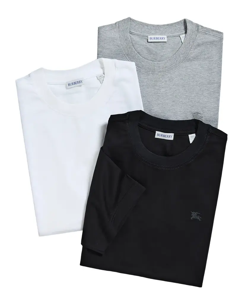 Men's Seth EKD-Embroidered 3-Pack T-Shirt Set Men's Seth EKD-Embroidered 3-Pack T-Shirt Set