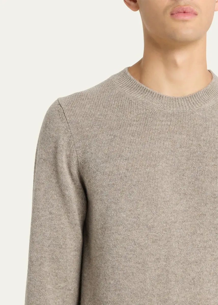 Fioroni Men's 3-Ply Cashmere Crewneck Sweater | Thumbnail 5