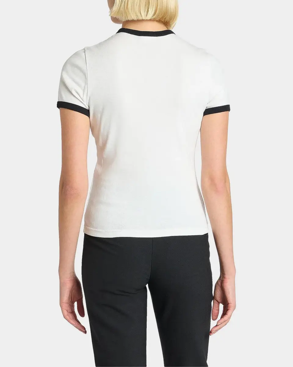 Courrèges Contrast Trim Short-Sleeve T-Shirt | Thumbnail 3