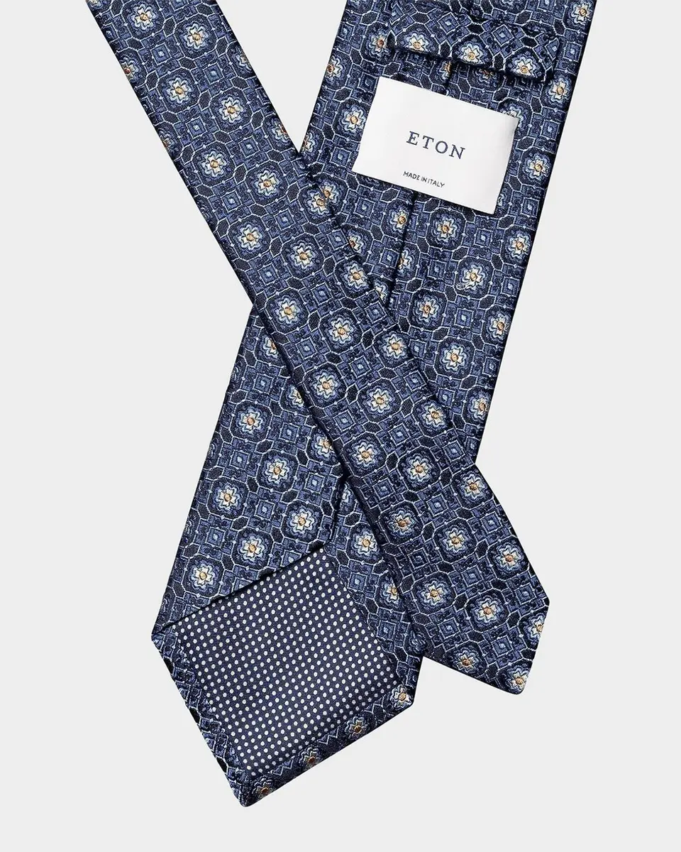 Eton Men's Medallion Silk Tie | Thumbnail 3 Eton Men's Medallion Silk Tie | Thumbnail 3