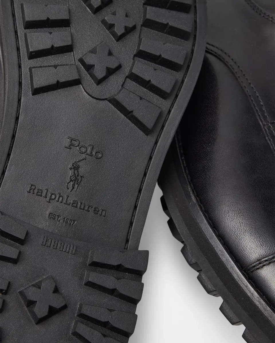 Ralph Lauren Purple Label Men's Bryson Leather Cap-Toe Boots | Thumbnail 3 Ralph Lauren Purple Label Men's Bryson Leather Cap-Toe Boots | Thumbnail 3