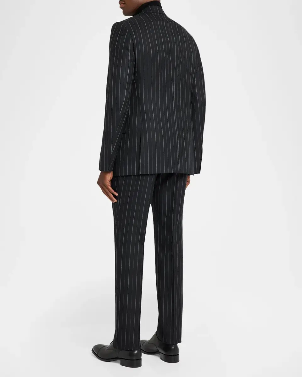 Tom Ford Men's Hairline Stripe Single-Breasted Suit | Thumbnail 3 Tom Ford Men's Hairline Stripe Single-Breasted Suit | Thumbnail 3