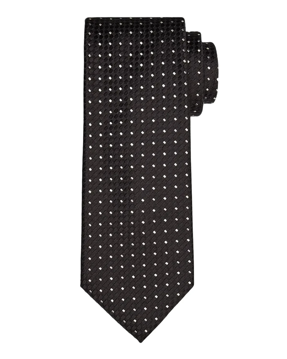Men's Micro-Jacquard Silk Tie