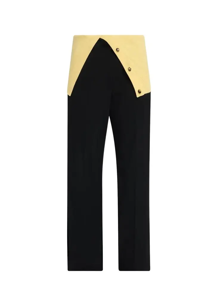 LOEWE Removable-Flap Wool-Cotton Trousers | Image 1 LOEWE Removable-Flap Wool-Cotton Trousers | Image 1