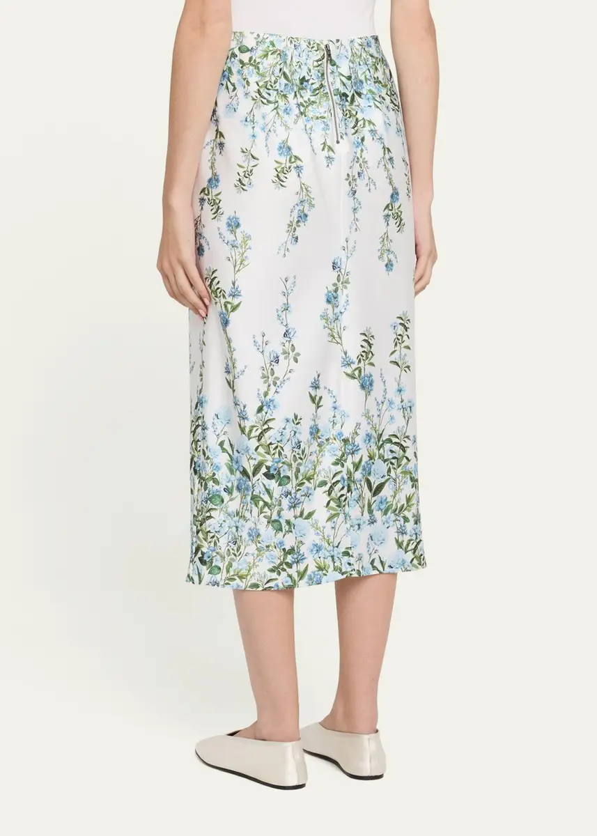 Alice + Olivia Maeve Mid-Length Slip Skirt | Thumbnail 3 Alice + Olivia Maeve Mid-Length Slip Skirt | Thumbnail 3