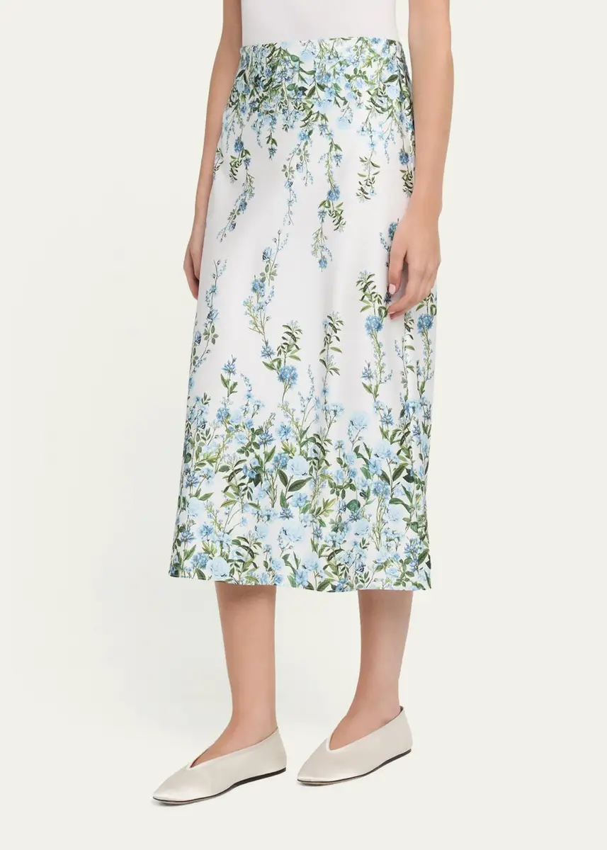 Alice + Olivia Maeve Mid-Length Slip Skirt | Thumbnail 4 Alice + Olivia Maeve Mid-Length Slip Skirt | Thumbnail 4