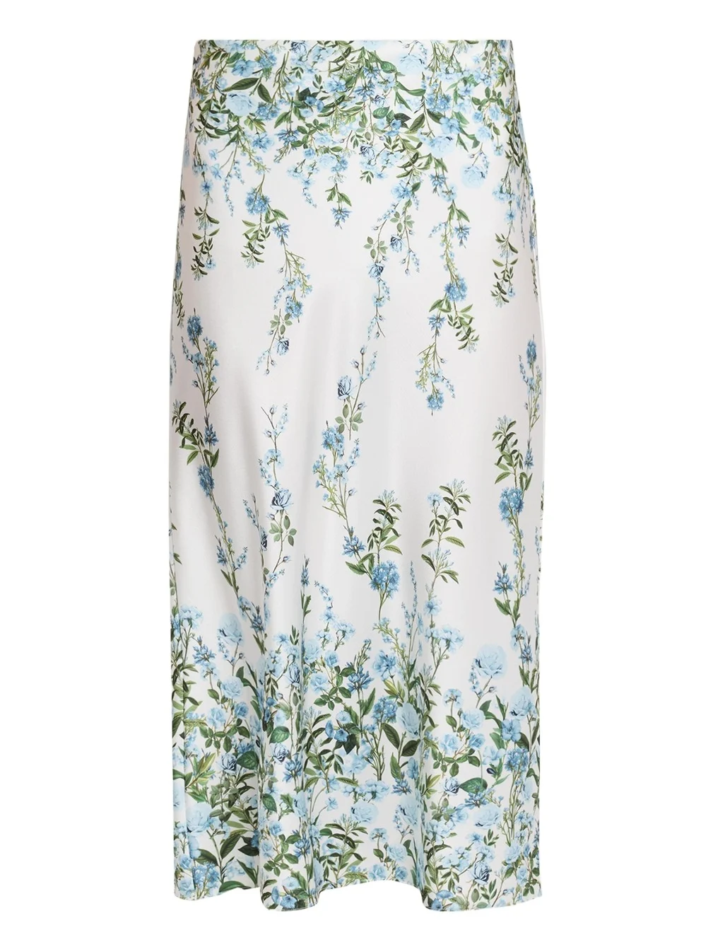 Alice + Olivia Maeve Mid-Length Slip Skirt
