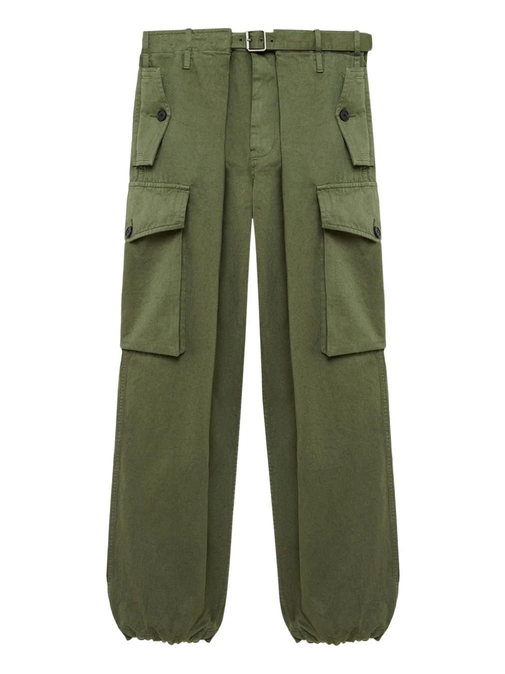 Loewe Pleated Straight-Leg Cargo Trousers