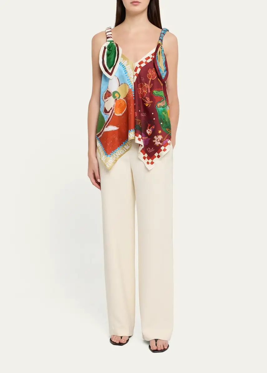 ALÉMAIS x Karlee Mackie Mlak Silk Twill Top | Thumbnail 2 ALÉMAIS x Karlee Mackie Mlak Silk Twill Top | Thumbnail 2