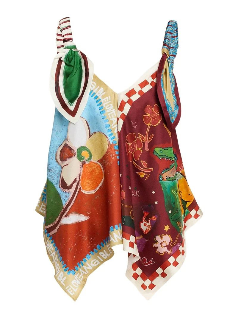ALÉMAIS x Karlee Mackie Mlak Silk Twill Top