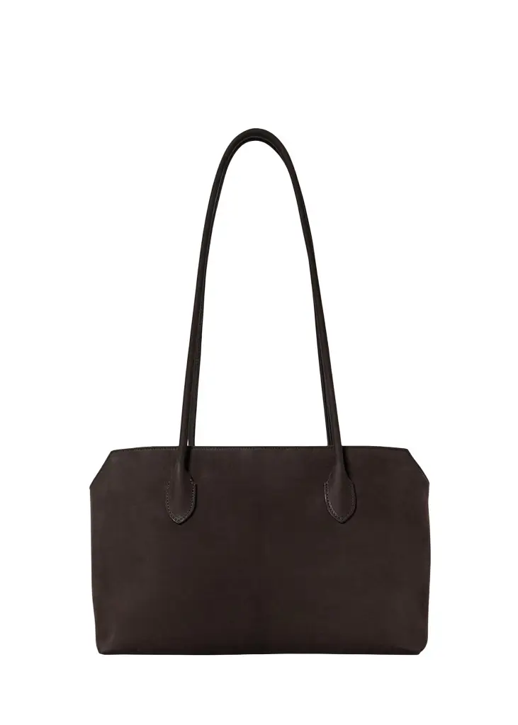 The Row Terrasse Leather Shoulder Bag | Image 1 The Row Terrasse Leather Shoulder Bag | Image 1