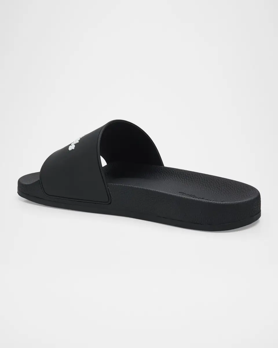 Palm Angels Men's Classic Logo Slide Sandals | Thumbnail 4