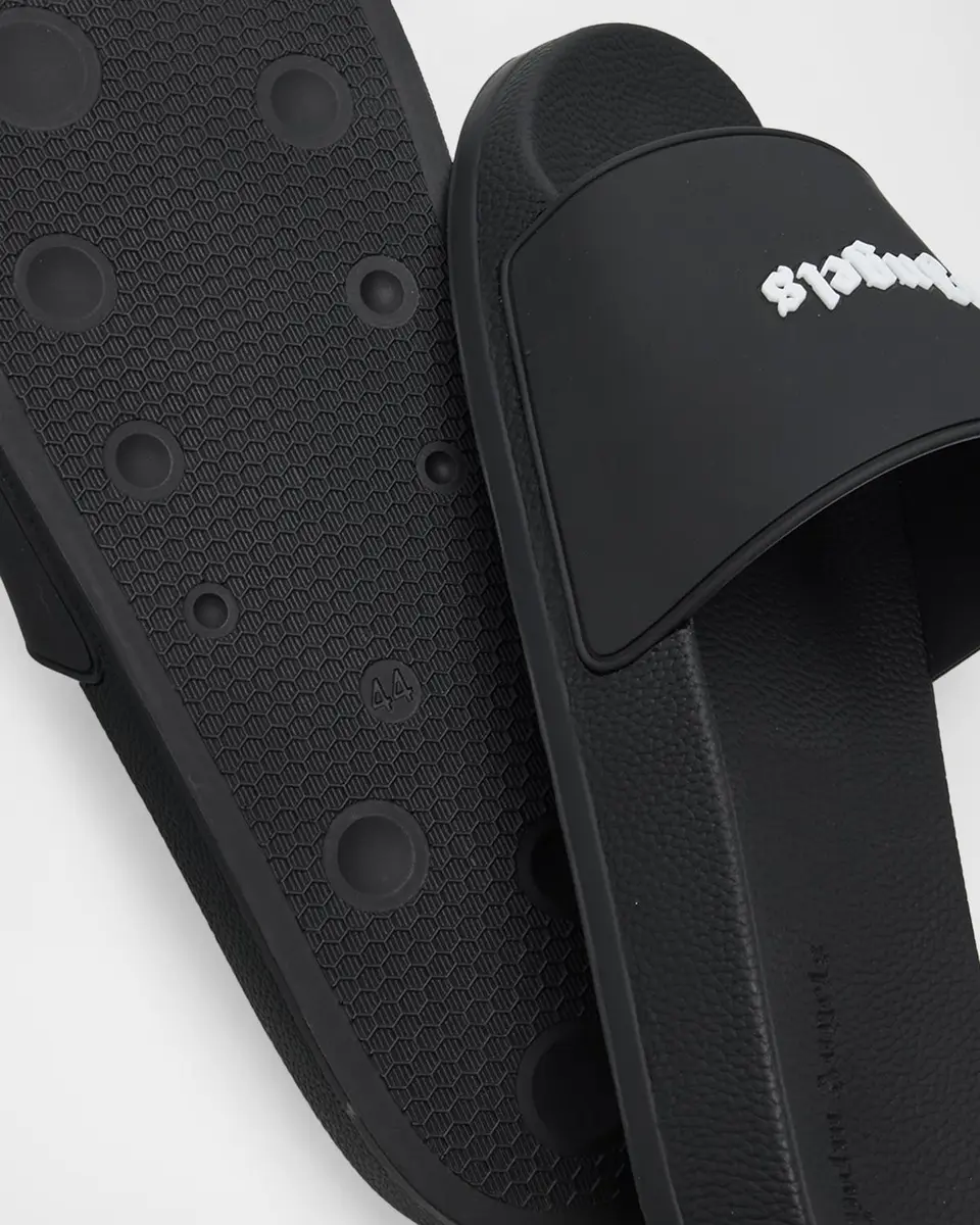 Palm Angels Men's Classic Logo Slide Sandals | Thumbnail 6