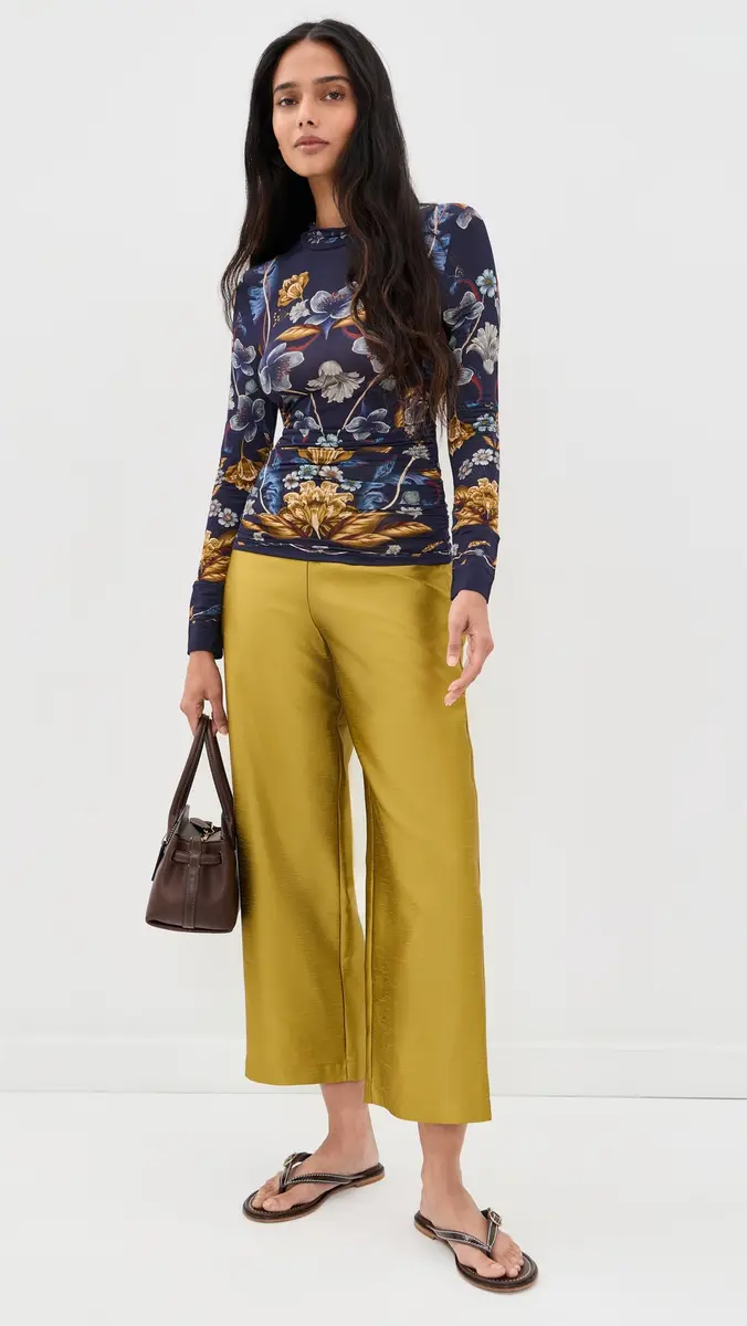 Farm Rio Golden Nature Blouse | Thumbnail 5 Farm Rio Golden Nature Blouse | Thumbnail 5
