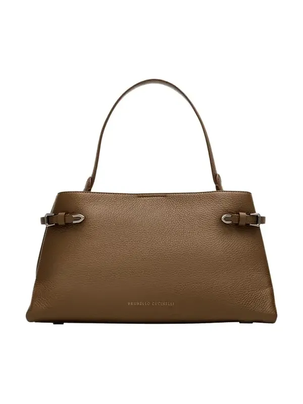 Essence Grain Leather Top-Handle Bag