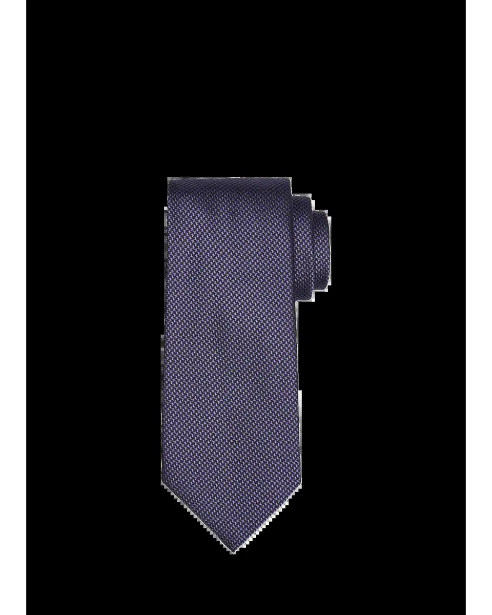 Tom Ford Men's Micro-Pied de Poule Silk Tie | Thumbnail 2