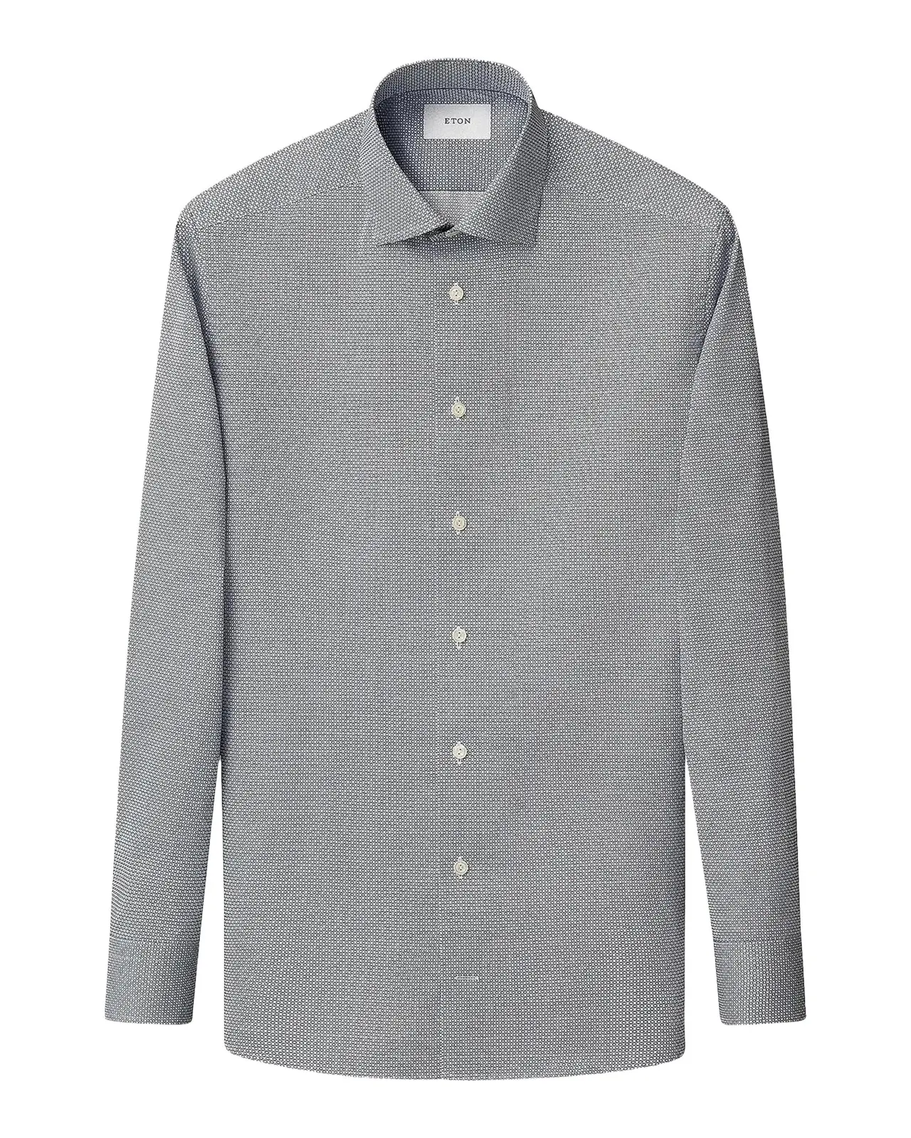Geometric Twill Slim-Fit Shirt