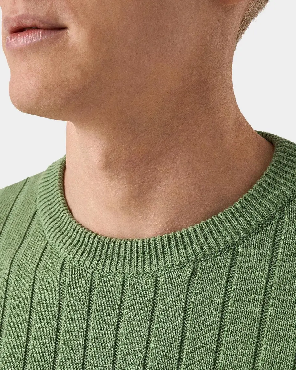 Eton Men's Rib-Knit Crewneck Sweater | Thumbnail 4 Eton Men's Rib-Knit Crewneck Sweater | Thumbnail 4