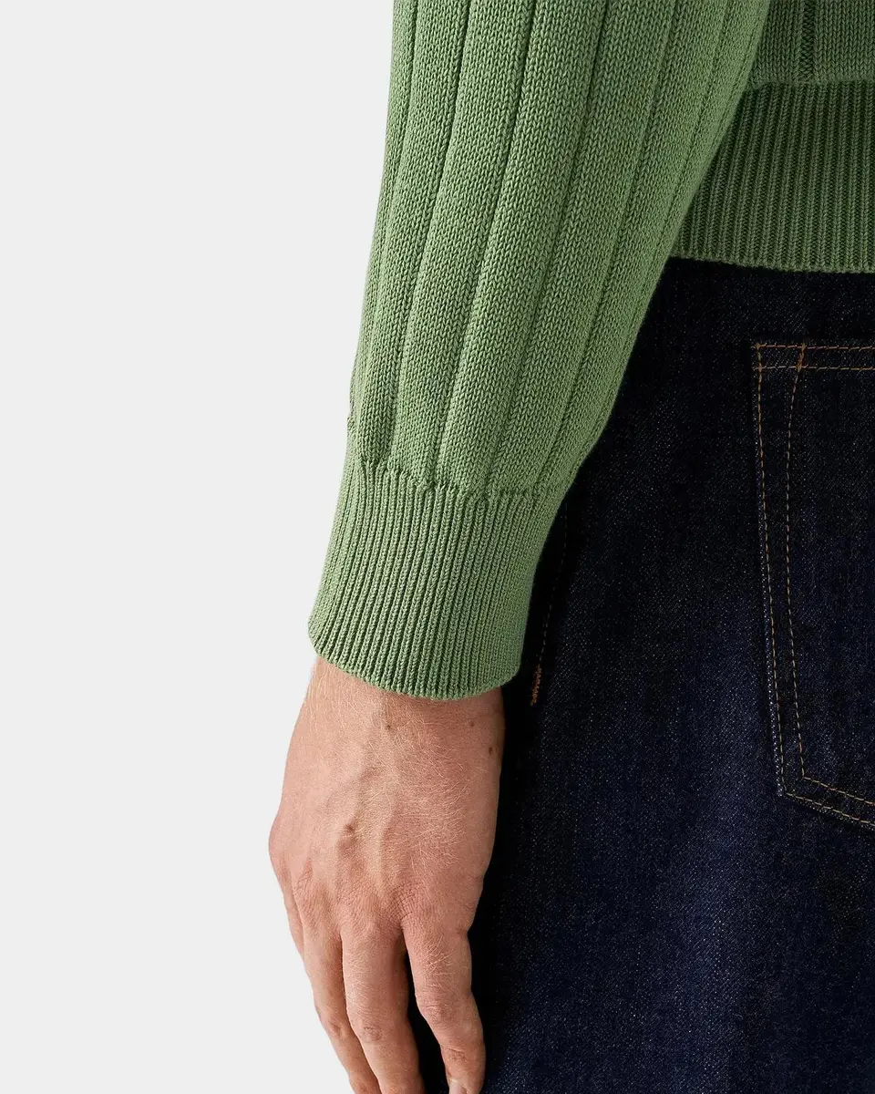 Eton Men's Rib-Knit Crewneck Sweater | Thumbnail 7 Eton Men's Rib-Knit Crewneck Sweater | Thumbnail 7
