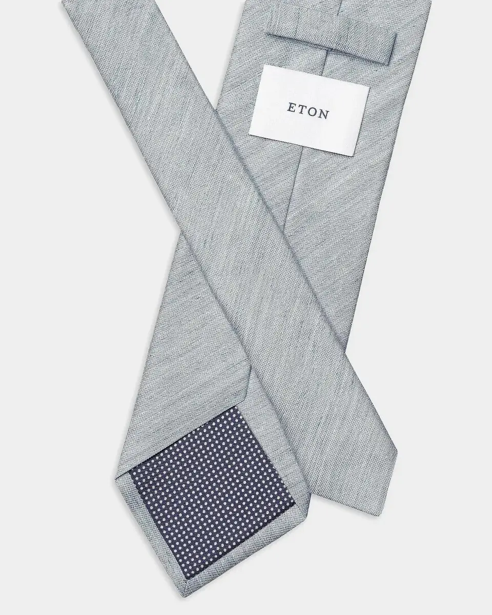 Eton Chain Print Silk Tie | Thumbnail 2