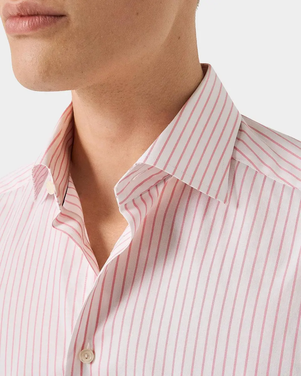 Eton Men's Striped Cotton Contemporary-Fit Shirt | Thumbnail 4 Eton Men's Striped Cotton Contemporary-Fit Shirt | Thumbnail 4