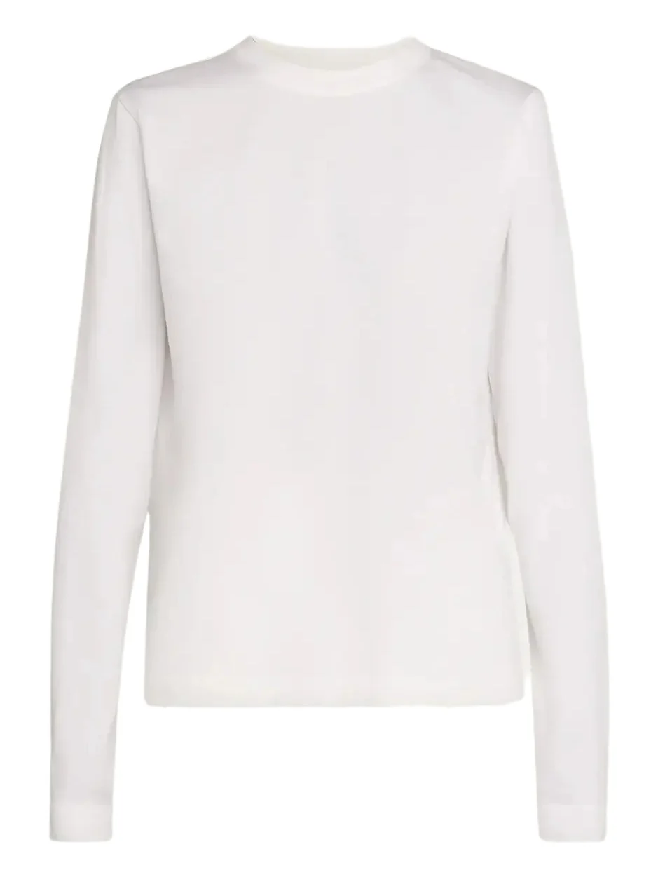 Long-Sleeve Monili Crewneck Cotton T-Shirt Long-Sleeve Monili Crewneck Cotton T-Shirt