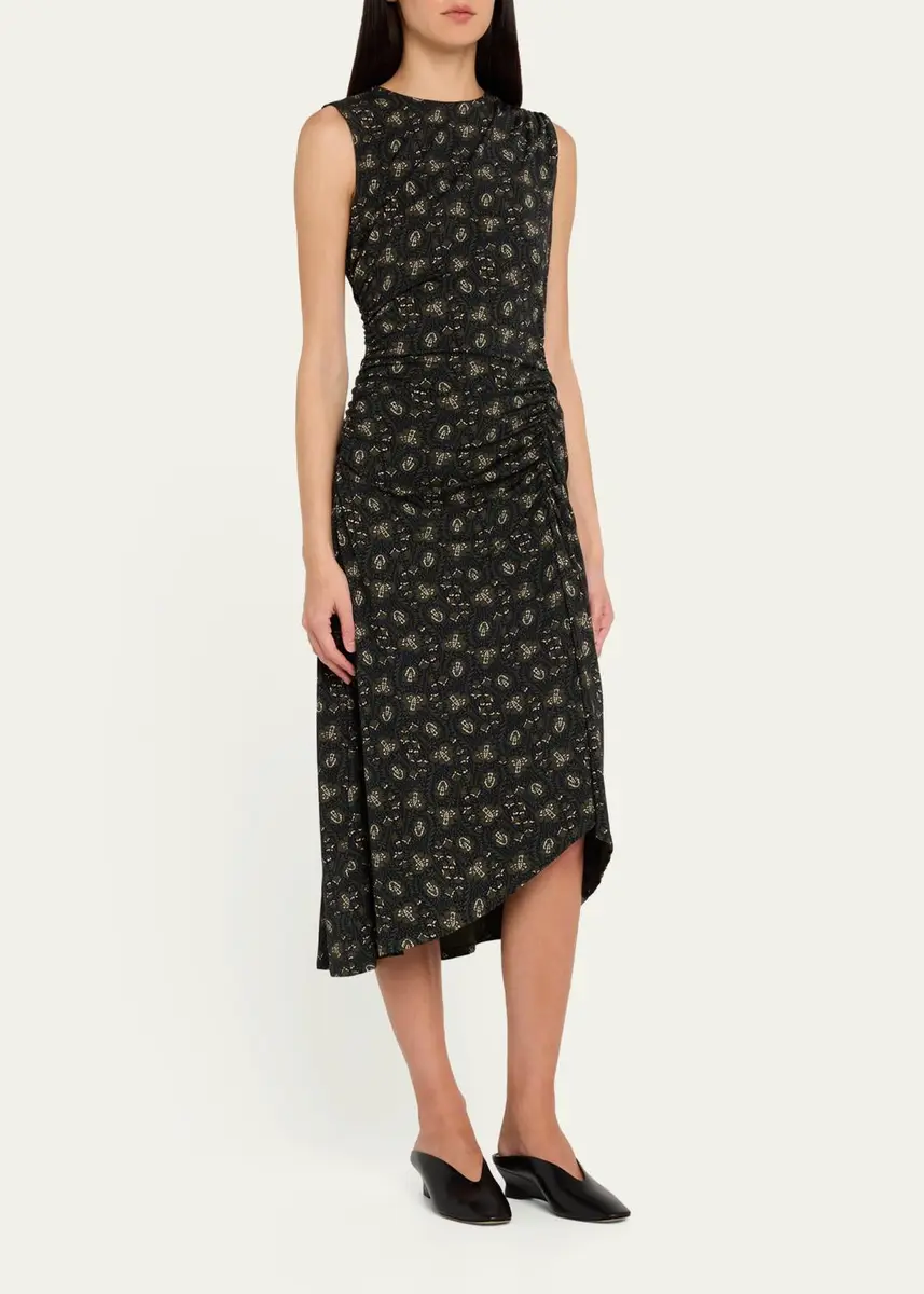 Veronica Beard Theodora Sleeveless Midi Dress | Thumbnail 4 Veronica Beard Theodora Sleeveless Midi Dress | Thumbnail 4