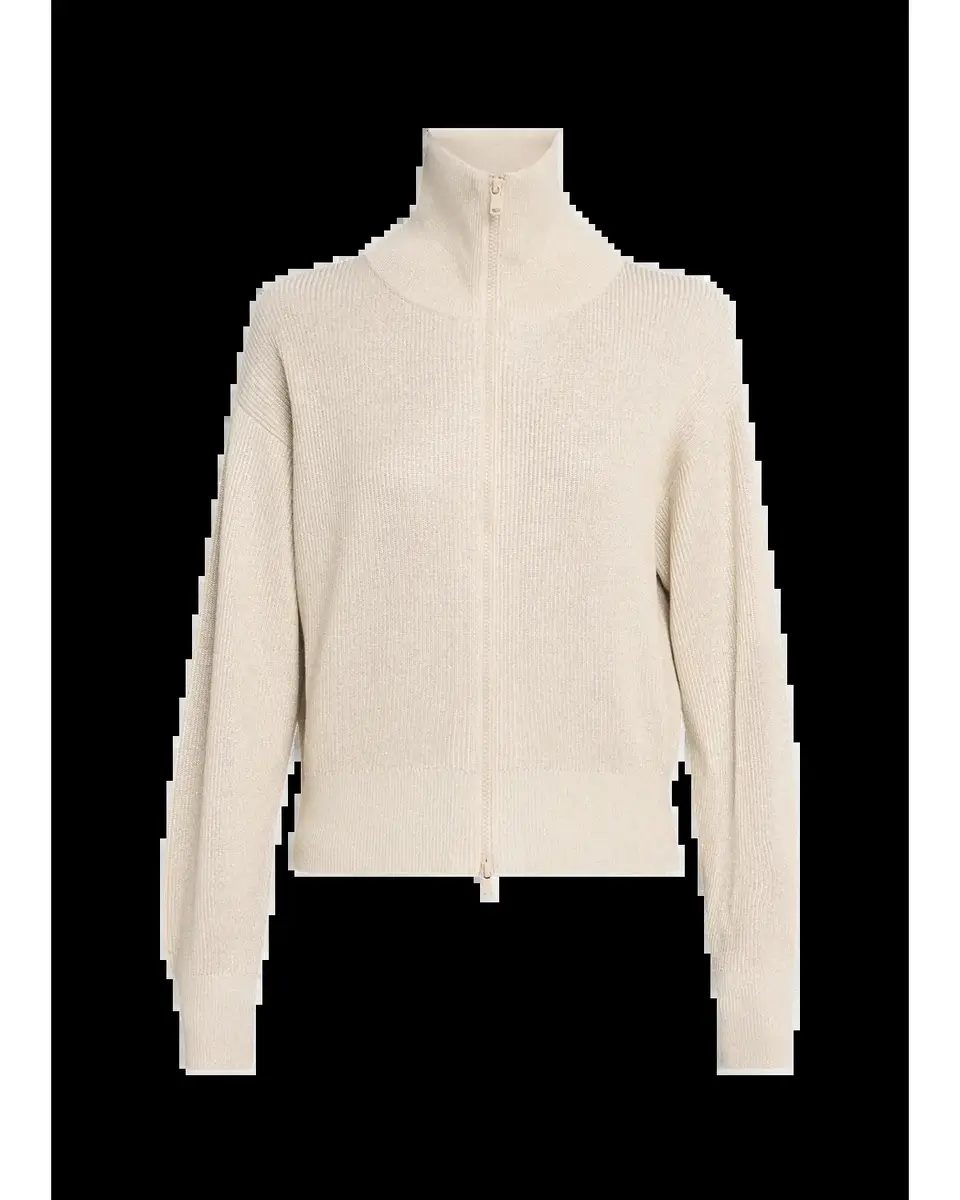 Brunello Cucinelli Sparkle Rib Knit Zip Cardigan | Thumbnail 2 Brunello Cucinelli Sparkle Rib Knit Zip Cardigan | Thumbnail 2