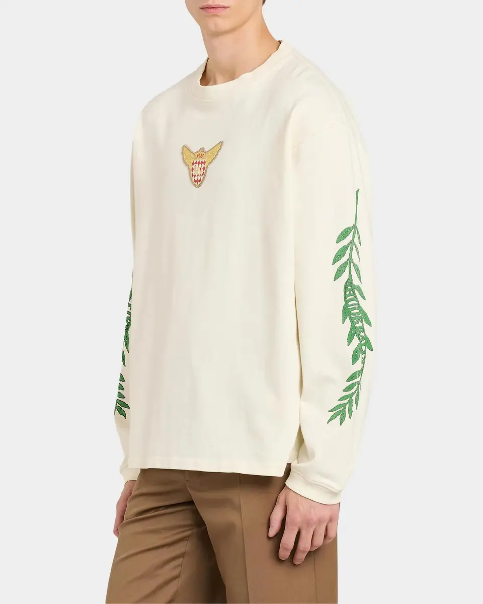Rhude Tripoli Wreath Graphic Long-Sleeve T-Shirt | Thumbnail 6 Rhude Tripoli Wreath Graphic Long-Sleeve T-Shirt | Thumbnail 6