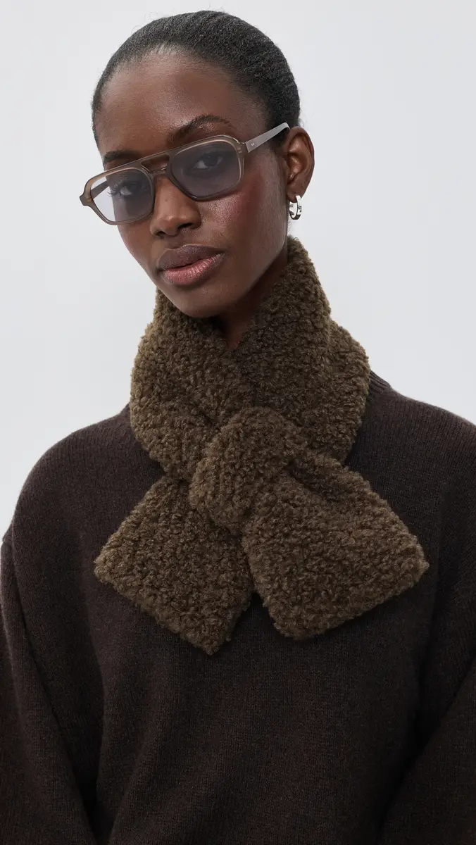Hat Attack Teddy Sherpa Pull Thru Scarf | Thumbnail 3 Hat Attack Teddy Sherpa Pull Thru Scarf | Thumbnail 3