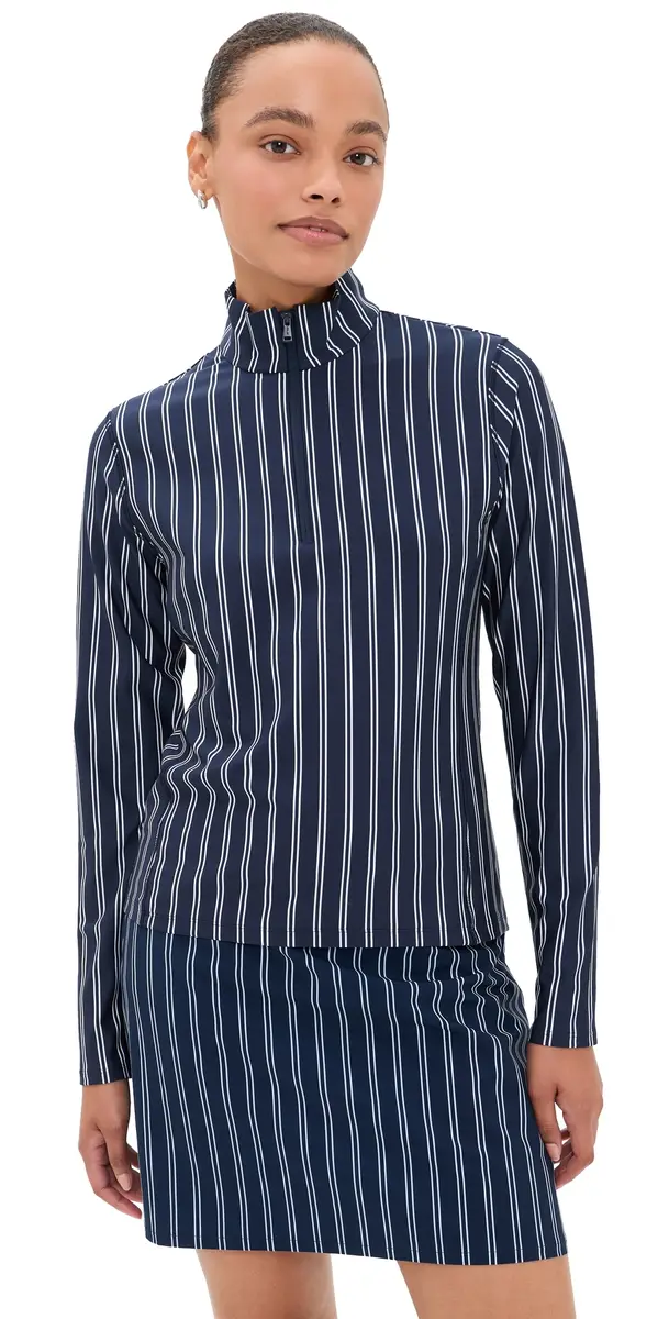 RLX Ralph Lauren ock Neck Half Zip Pullover Navy | Image 1 RLX Ralph Lauren ock Neck Half Zip Pullover Navy | Image 1