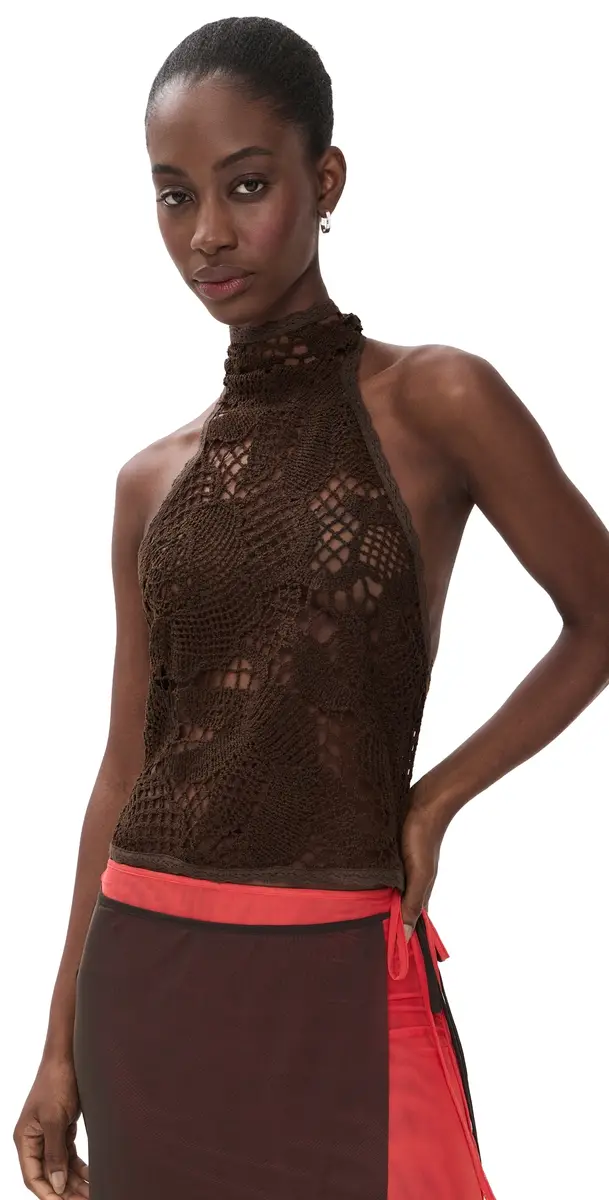 SIEDRÉS Indy Top Brown | Image 1 SIEDRÉS Indy Top Brown | Image 1