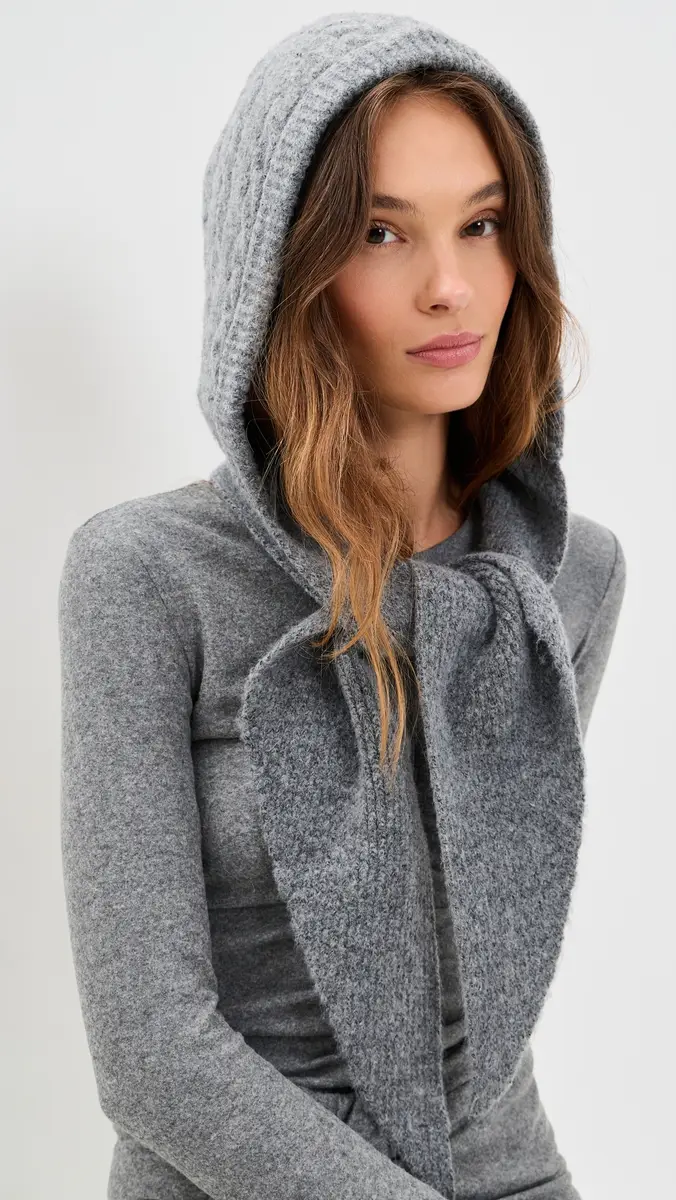 Hat Attack Cable Hooded Scarf | Thumbnail 2 Hat Attack Cable Hooded Scarf | Thumbnail 2