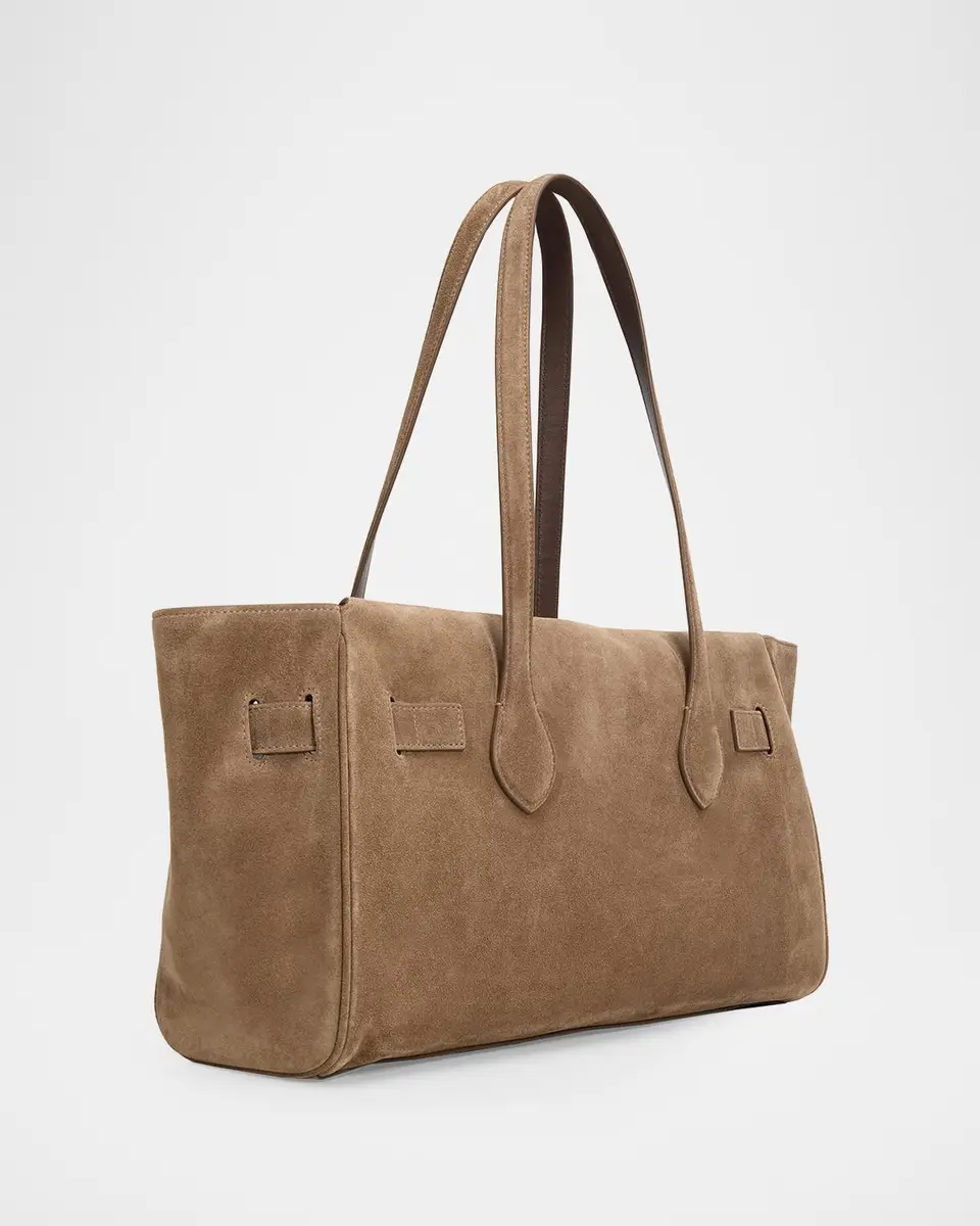 Brunello Cucinelli Explorer Suede Shoulder Bag | Thumbnail 3