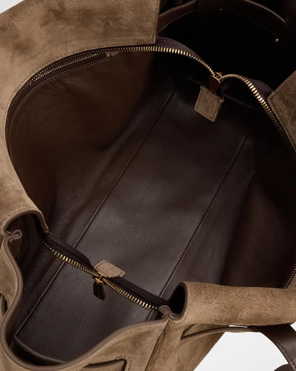 Brunello Cucinelli Explorer Suede Shoulder Bag | Thumbnail 4