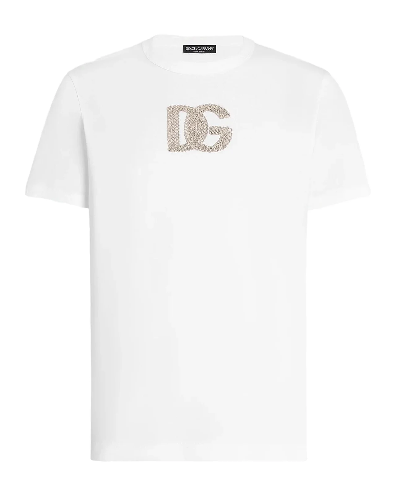 Dolce & Gabbana Logo-Appliqué Cotton T-Shirt