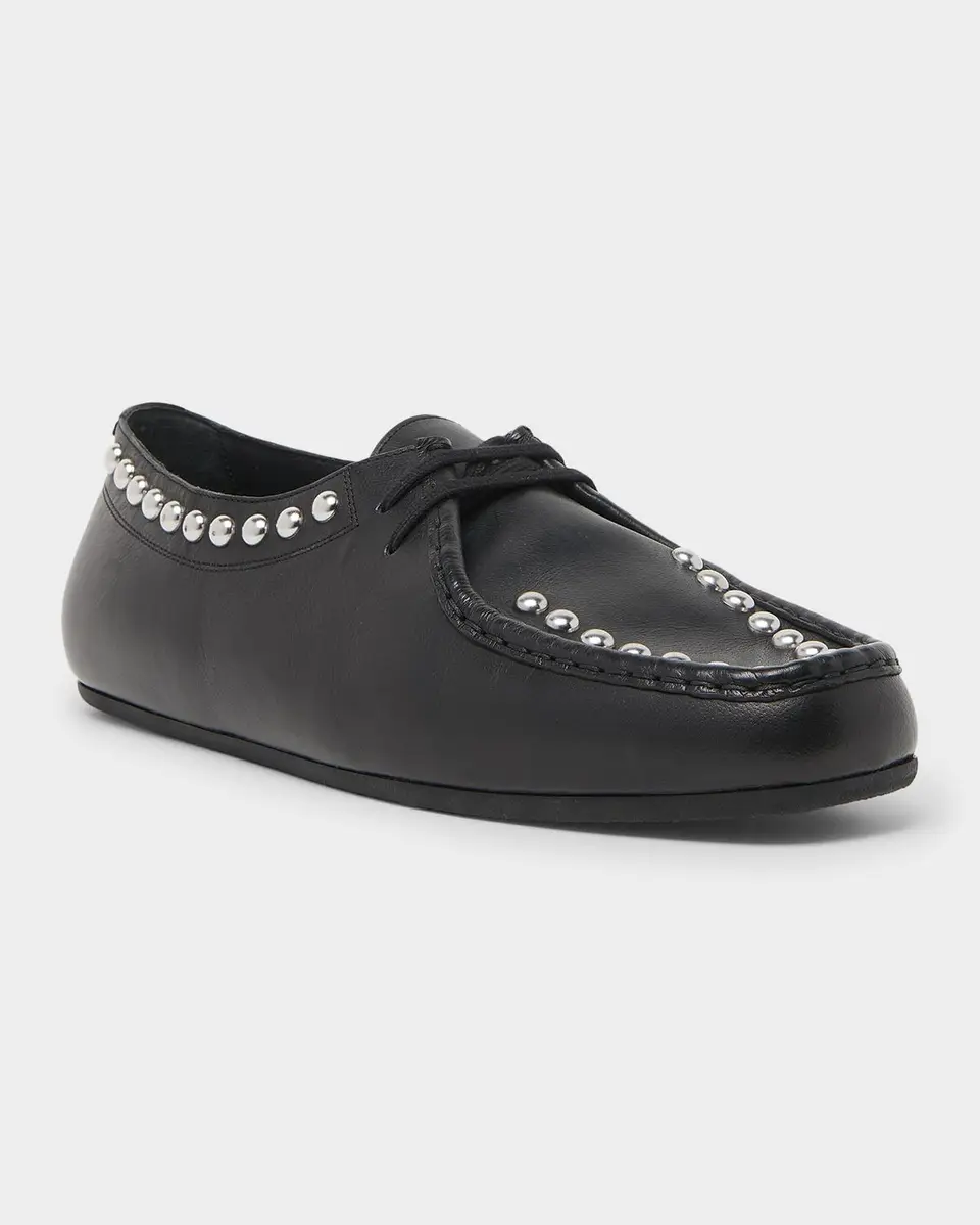 Jil Sander Men's Studded Lace-Up Leather Shoes | Thumbnail 5 Jil Sander Men's Studded Lace-Up Leather Shoes | Thumbnail 5