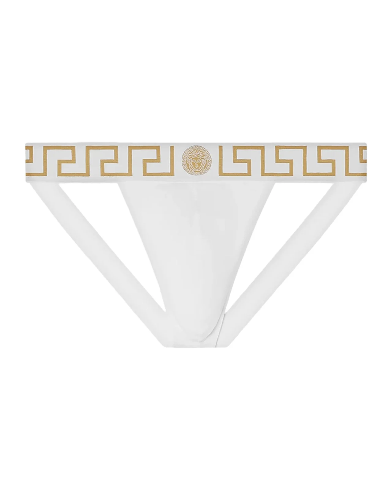 Versace Men's Medusa Stretch-Cotton Jock Strap