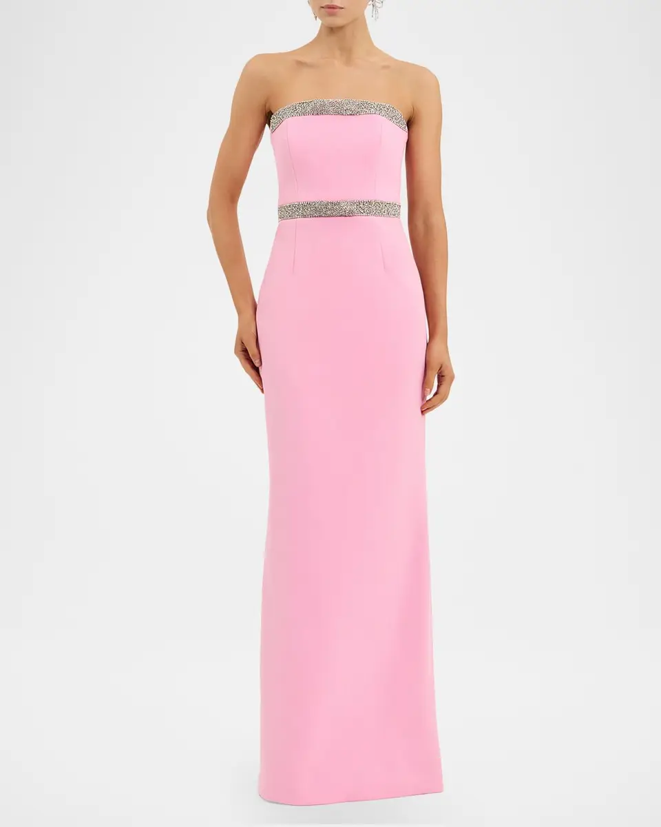 Rebecca Vallance Precious Embellished Bow Strapless Gown | Thumbnail 4 Rebecca Vallance Precious Embellished Bow Strapless Gown | Thumbnail 4