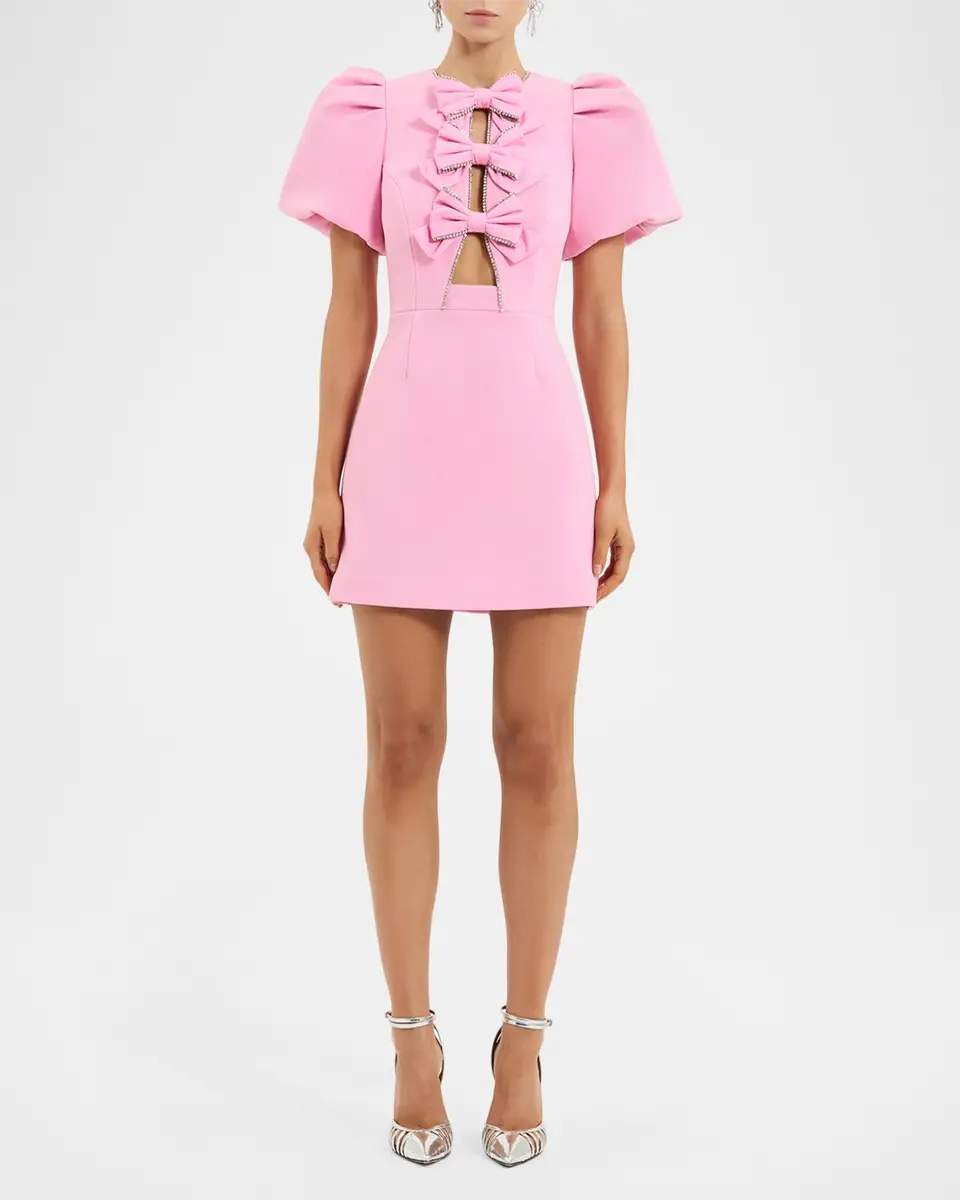 Rebecca Vallance Precious Bow Minidress | Thumbnail 2