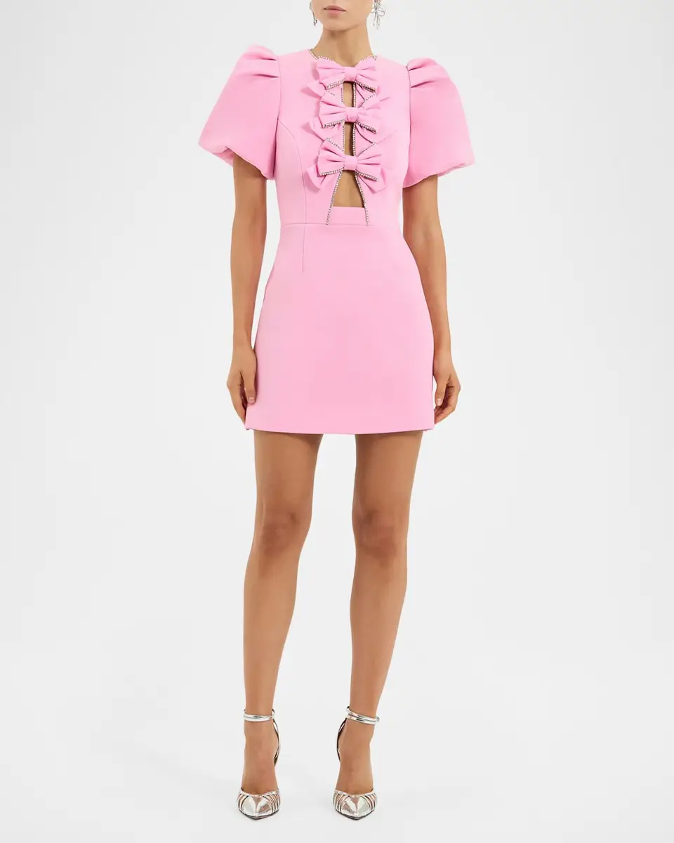 Rebecca Vallance Precious Bow Minidress | Thumbnail 4