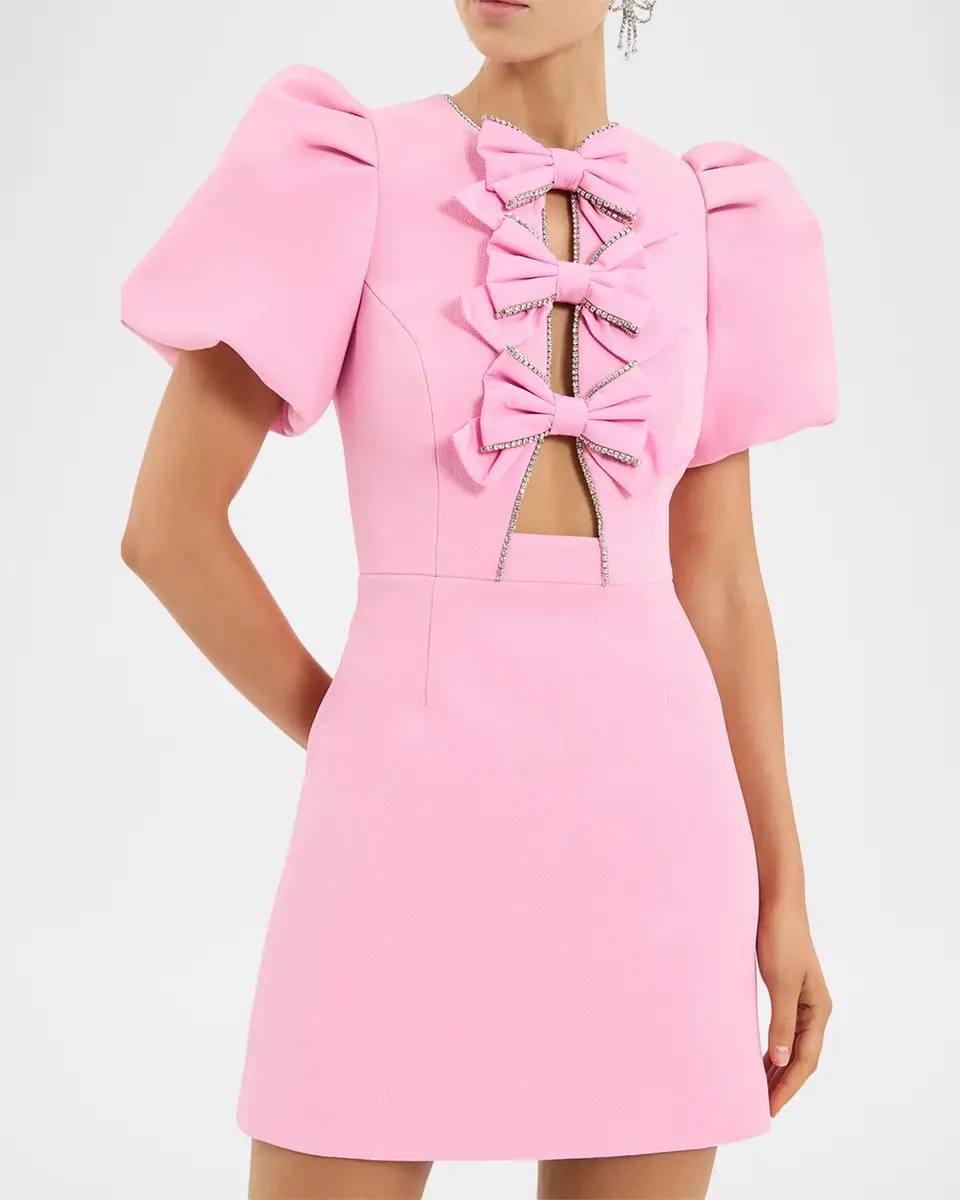 Rebecca Vallance Precious Bow Minidress | Thumbnail 5